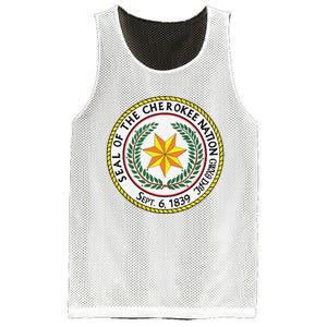 CHEROKEE NATION SEAL NATIVE AMERICAN INDIAN HONOR ROOTS Mesh Reversible Basketball Jersey Tank