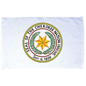 CHEROKEE NATION SEAL NATIVE AMERICAN INDIAN HONOR ROOTS Microfiber Hand Towel