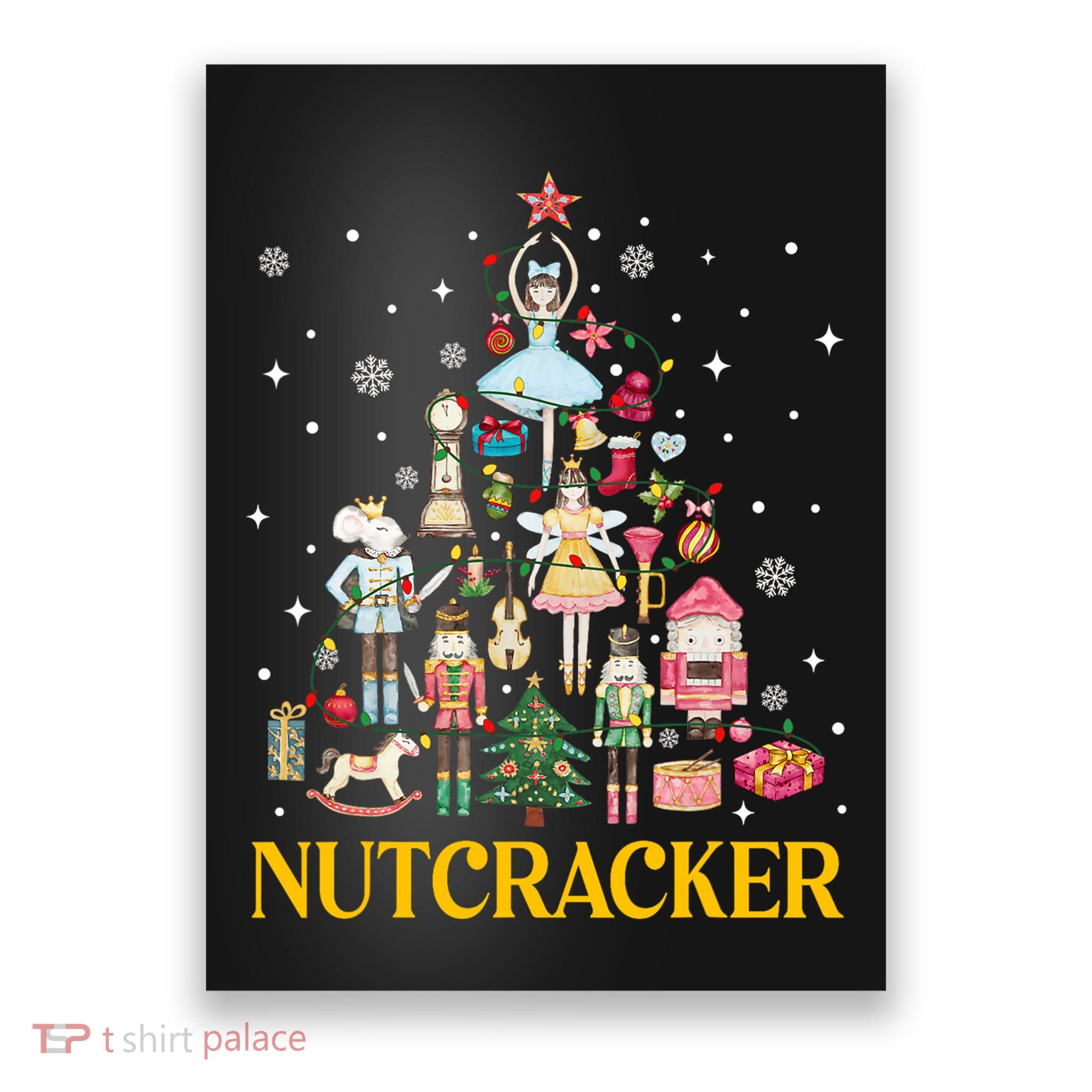 Christmas Nutcracker Squad Ballet Dance Women Xmas Poster