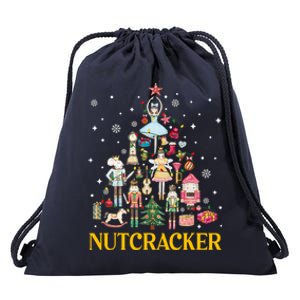 Christmas Nutcracker Squad Ballet Dance Women Xmas Drawstring Bag