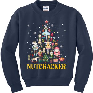 Christmas Nutcracker Squad Ballet Dance Women Xmas Kids Sweatshirt