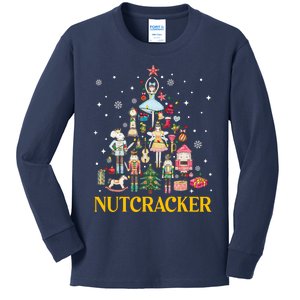 Christmas Nutcracker Squad Ballet Dance Women Xmas Kids Long Sleeve Shirt