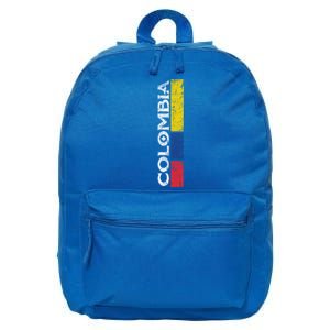 Colombia National Soccer Team Pride Flag Colombian Gift 16 in Basic Backpack