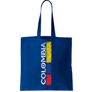 Colombia National Soccer Team Pride Flag Colombian Gift Tote Bag