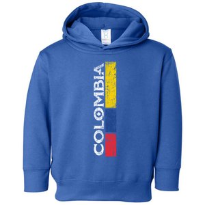 Colombia National Soccer Team Pride Flag Colombian Gift Toddler Hoodie