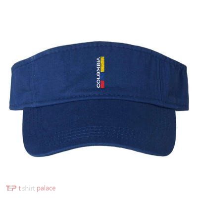 Colombia National Soccer Team Pride Flag Colombian Gift Valucap Bio-Washed Visor