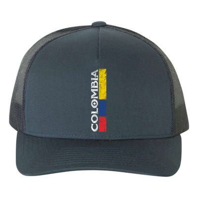 Colombia National Soccer Team Pride Flag Colombian Gift Yupoong Adult 5-Panel Trucker Hat