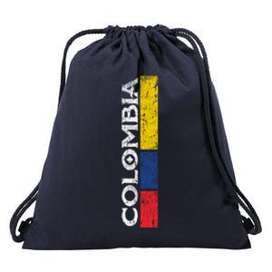 Colombia National Soccer Team Pride Flag Colombian Gift Drawstring Bag