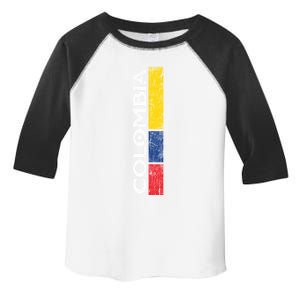 Colombia National Soccer Team Pride Flag Colombian Gift Toddler Fine Jersey T-Shirt