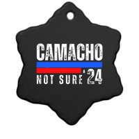 Camacho Not Sure 2024 Presidential Campaign Ceramic Star Ornament