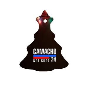 Camacho Not Sure 2024 Presidential Campaign Ceramic Tree Ornament