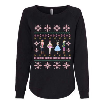 Christmas Nutcracker Squad Ballet Dance Funny Xmas Holiday Womens California Wash Sweatshirt