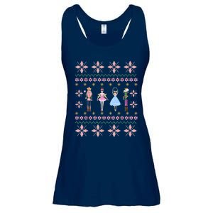 Christmas Nutcracker Squad Ballet Dance Funny Xmas Holiday Ladies Essential Flowy Tank