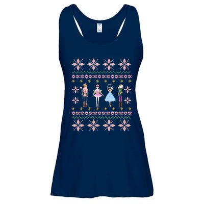 Christmas Nutcracker Squad Ballet Dance Funny Xmas Holiday Ladies Essential Flowy Tank