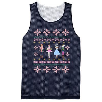 Christmas Nutcracker Squad Ballet Dance Funny Xmas Holiday Mesh Reversible Basketball Jersey Tank