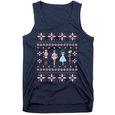 Christmas Nutcracker Squad Ballet Dance Funny Xmas Holiday Tank Top