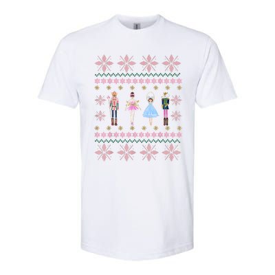 Christmas Nutcracker Squad Ballet Dance Funny Xmas Holiday Softstyle CVC T-Shirt