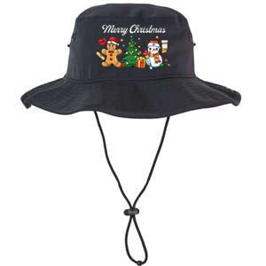 Christmas Nurse Squad Snowman Gingerbread Nicu Icu Rn Nurses Legacy Cool Fit Booney Bucket Hat