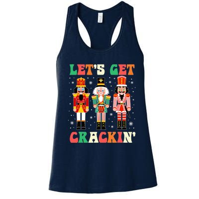 Christmas Nutcracker Squad Let's Get Crackin Ballet Women's Racerback Tank