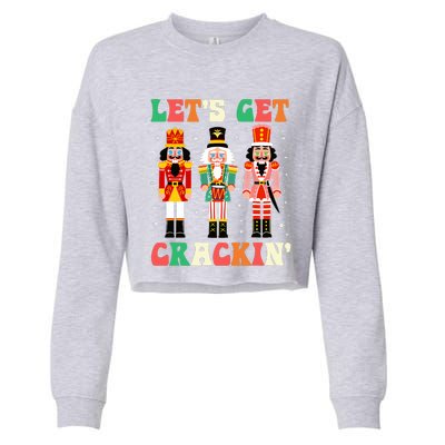 Christmas Nutcracker Squad Let's Get Crackin Ballet Cropped Pullover Crew