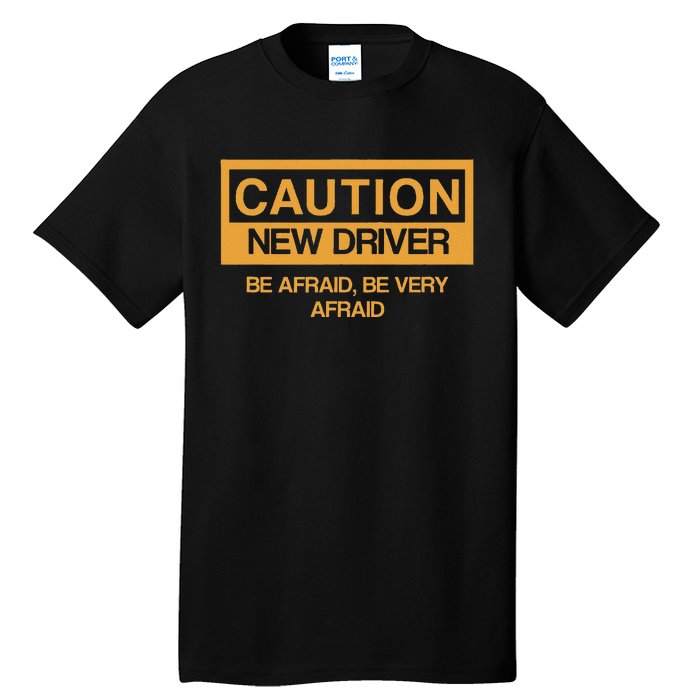 Caution New Student Driver Funny Tall T-Shirt