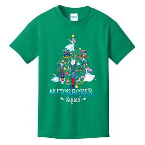 Christmas Nutcracker Squad Ballet Dance Funny Holiday Gifts Kids T-Shirt