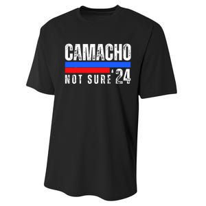 Camacho Not Sure 2024 Presidential Campaign Performance Sprint T-Shirt