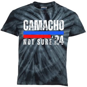 Camacho Not Sure 2024 Presidential Campaign Kids Tie-Dye T-Shirt