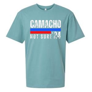 Camacho Not Sure 2024 Presidential Campaign Sueded Cloud Jersey T-Shirt