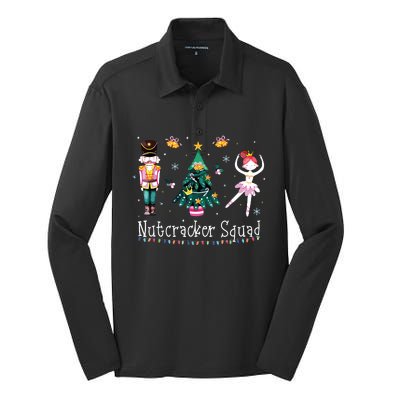 Christmas Nutcracker Squad Ballet Dance Silk Touch Performance Long Sleeve Polo