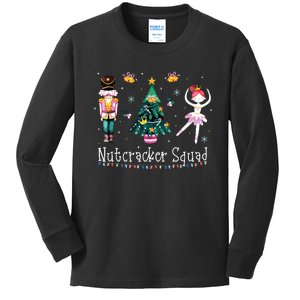 Christmas Nutcracker Squad Ballet Dance Kids Long Sleeve Shirt