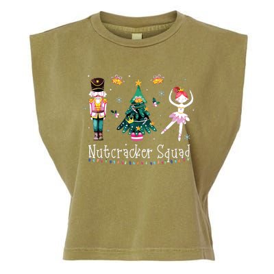 Christmas Nutcracker Squad Ballet Dance Garment-Dyed Women's Muscle Tee