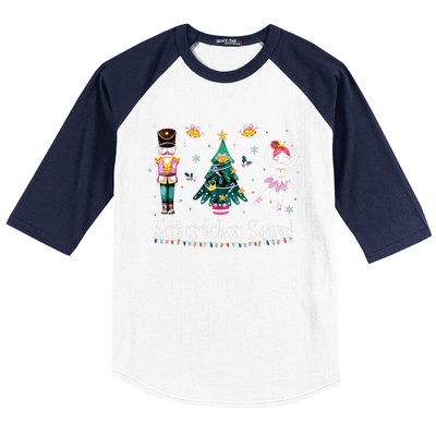 Christmas Nutcracker Squad Ballet Dance Baseball Sleeve Shirt