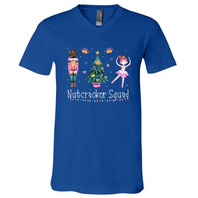 Christmas Nutcracker Squad Ballet Dance V-Neck T-Shirt