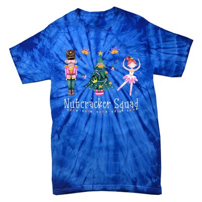 Christmas Nutcracker Squad Ballet Dance Tie-Dye T-Shirt