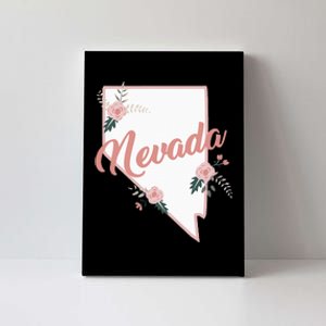 Cute Nevada State Floral Rose Canvas