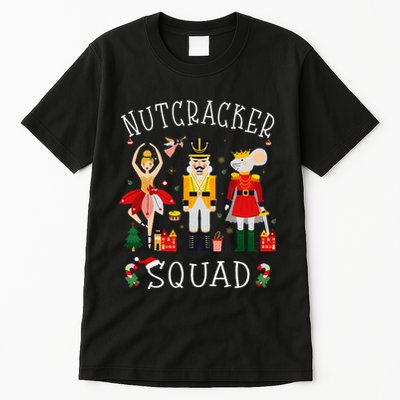 Christmas Nutcracker Squad Ballet Dance Tall T-Shirt
