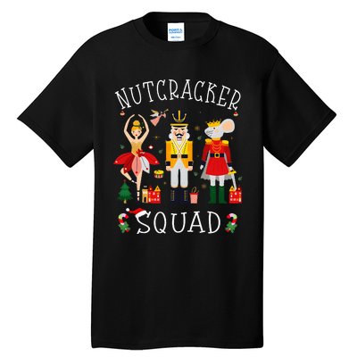 Christmas Nutcracker Squad Ballet Dance Tall T-Shirt