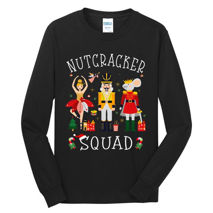 Christmas Nutcracker Squad Ballet Dance Tall Long Sleeve T-Shirt