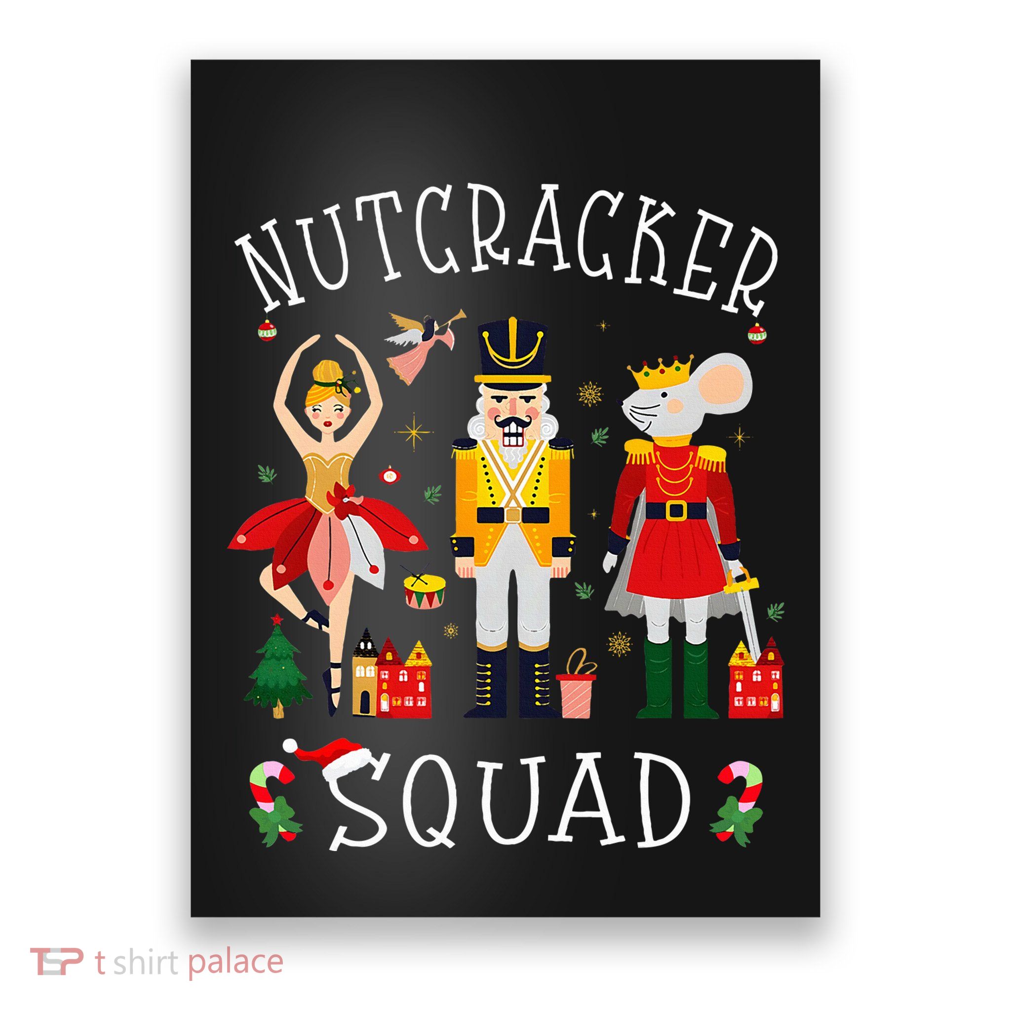 Christmas Nutcracker Squad Ballet Dance Poster