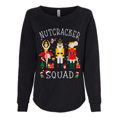 Christmas Nutcracker Squad Ballet Dance Womens California Wash Sweatshirt