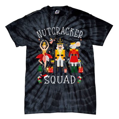 Christmas Nutcracker Squad Ballet Dance Tie-Dye T-Shirt