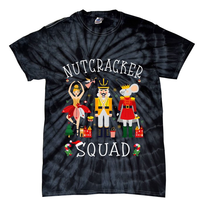 Christmas Nutcracker Squad Ballet Dance Tie-Dye T-Shirt