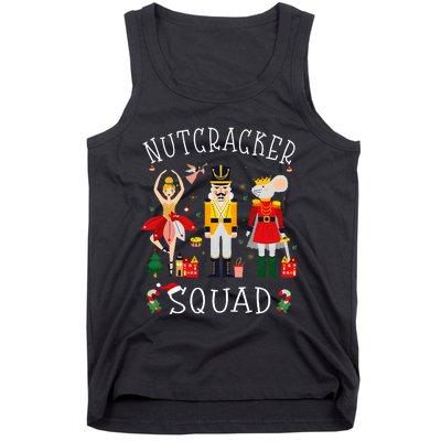 Christmas Nutcracker Squad Ballet Dance Tank Top