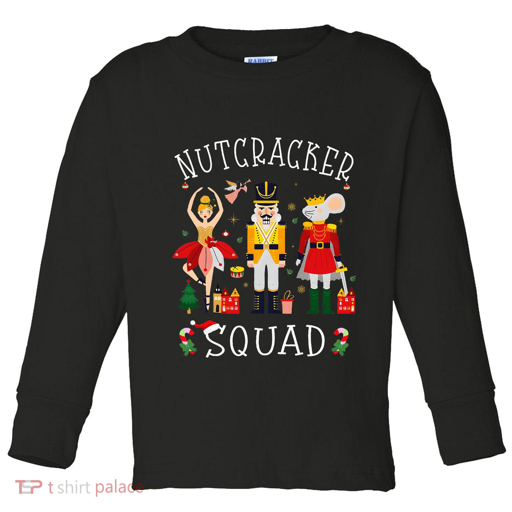 Christmas Nutcracker Squad Ballet Dance Toddler Long Sleeve Shirt