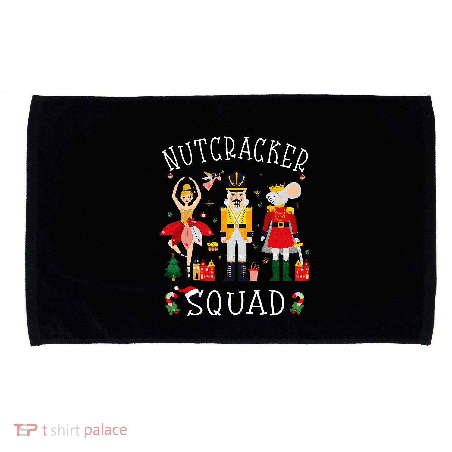 Christmas Nutcracker Squad Ballet Dance Microfiber Hand Towel