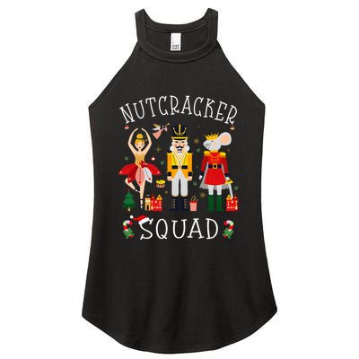 Christmas Nutcracker Squad Ballet Dance Women's Perfect Tri Rocker Tank