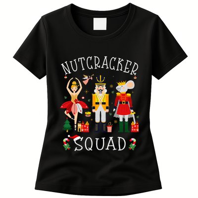 Christmas Nutcracker Squad Ballet Dance Womens T-Shirt