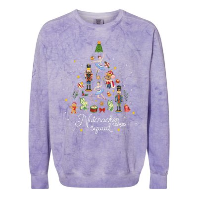 Christmas Nutcracker Squad Ballet Dance Kids Colorblast Crewneck Sweatshirt