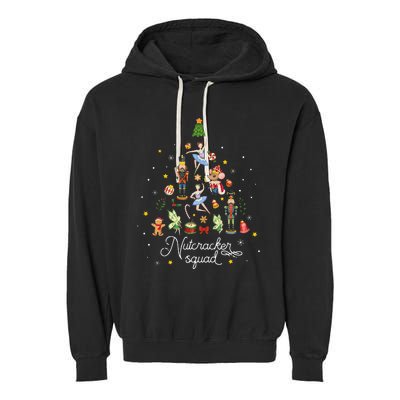 Christmas Nutcracker Squad Ballet Dance Kids Garment-Dyed Fleece Hoodie